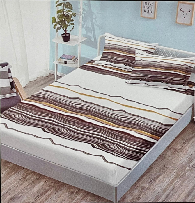 Lenjerie Satinata 4 Piese Bumbac/ Finet cu Elastic [2]