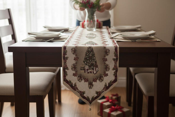 Napron decorativ cu motive de Craciun [1]