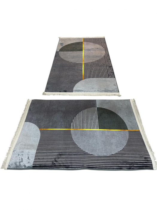 Set 2 Covoare buretate, antiderapante 70x100cm si 80x150 cm [3]