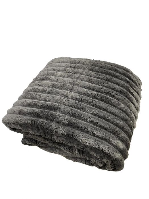 Patura Cocolino Blanita de Iepure 200 x 230 cm Gri [2]
