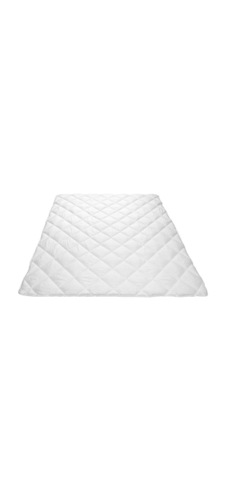 Pilota matlasata 140x200 cm, 1 Persoana , microfibra alba, umplutura fibra siliconica, 400g/mp, nivel mediu [3]