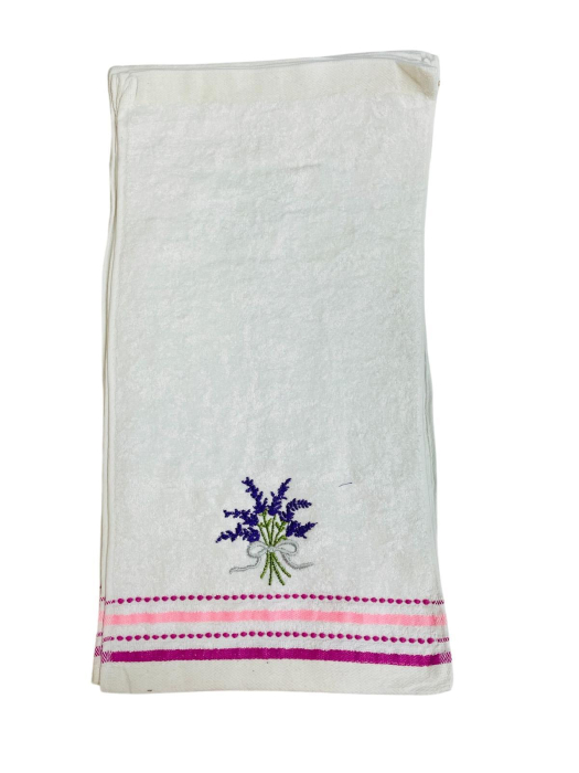 Prosoape brodate cu Lavanda , 25 x 50 cm [2]
