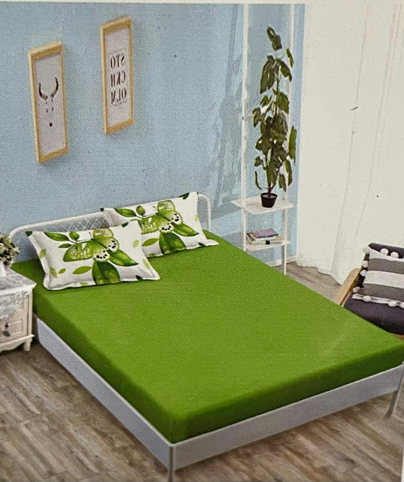 Lenjerie pat din finet  cu Elastic 6 Piese Super Elegant Pucioasa [2]