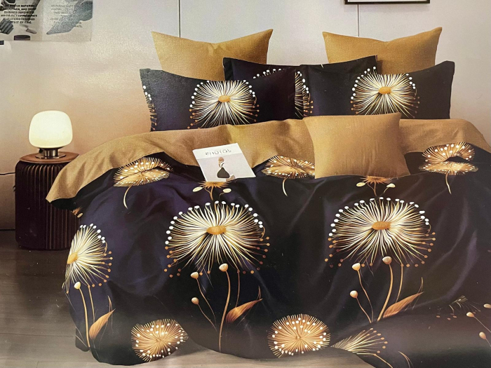 Lenjerie de pat cu Elastic din finet 6 Piese Super Elegant Pucioasa [1]