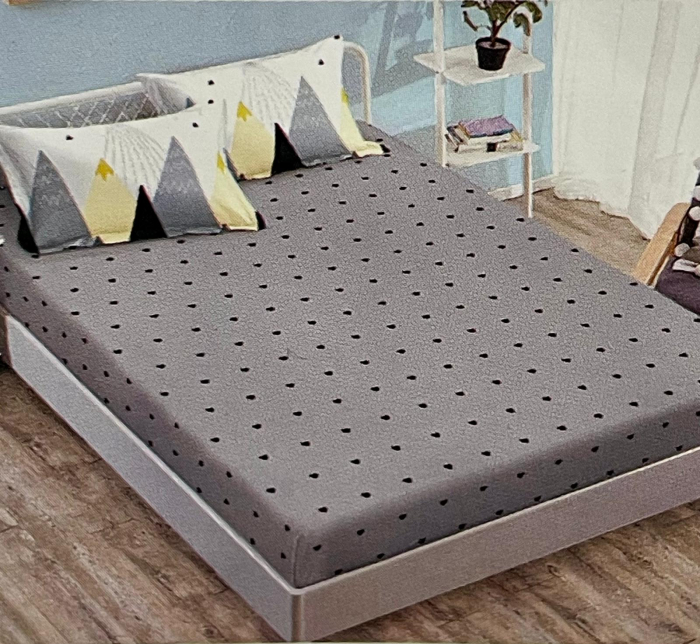 Lenjerie pat din finet cu Elastic 6 Piese Super Elegant Pucioasa [2]