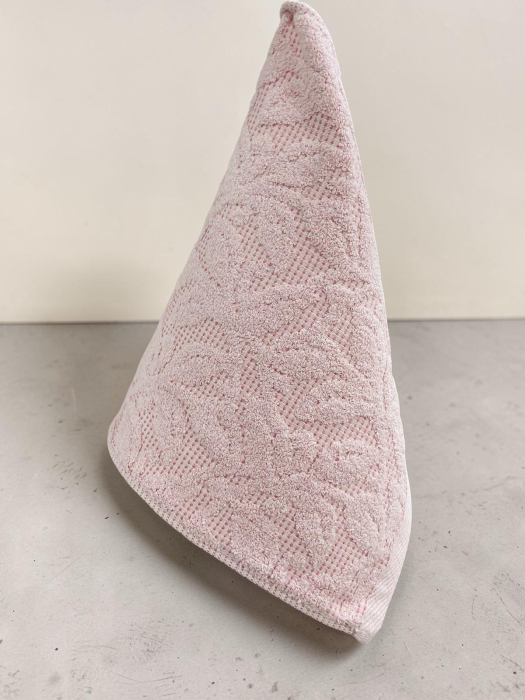 Set Prosoape Bumbac, 5 Bucati, 25 x 50 cm, Prosoape pentru Maini si Fata, Moi si Absorbante, Model Texturat, Culori Pastel, Uscare Rapida [5]