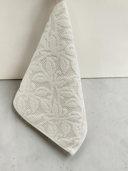 Set Prosoape Bumbac, 5 Bucati, 25 x 50 cm, Prosoape pentru Maini si Fata, Moi si Absorbante, Model Texturat, Culori Pastel, Uscare Rapida [6]