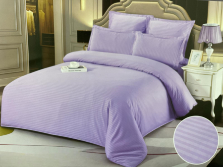 Lenjerie de pat Damasc , 6 Piese , East Comfort , Lila [2]