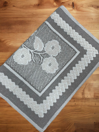 Covor 100% Bumbac 80x200cm Floare [1]