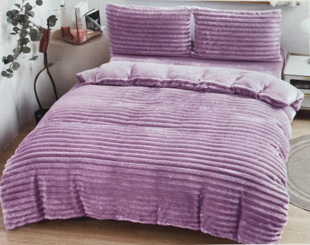 Lenjerii pat Cocolino - Lenjerie COCOLINO Blanita de Iepure ,Cearsaf de pat cu Elastic , Pat 2 Persoane , 4 piese