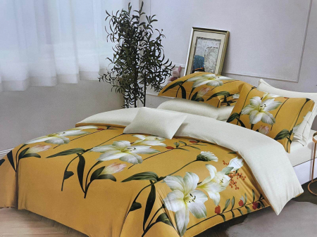 Lenjerii pat dublu - Lenjerie de Pat Finet 6 Piese Super Elegant Pucioasa