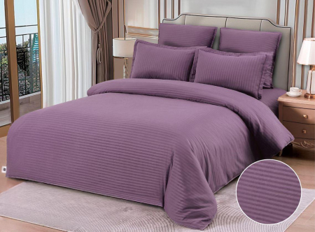 Lenjerie de pat Single din Damasc 100% Bumbac , Confort si Eleganta [1]