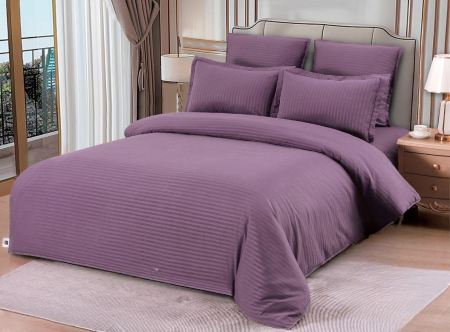 Lenjerii pat Damasc - Lenjerie de pat Single din Damasc 100% Bumbac , Confort si Eleganta