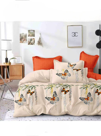 Lenjerii pat dublu - Lenjerie de pat din Finet 6 Piese East Comfort