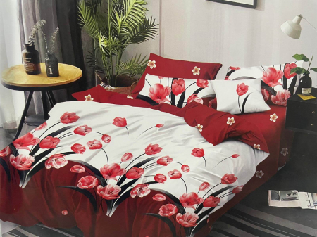 Lenjerii pat din finet - Lenjerie de Pat Finet 6 Piese Super Elegant Pucioasa