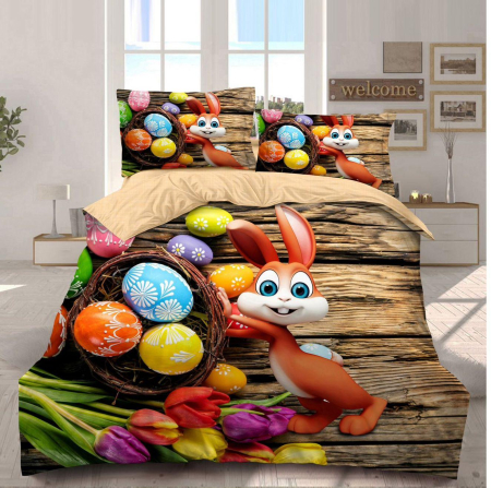 Lenjerii Colectia de Paste - Lenjerii de Paste Maro , Deosebite , Finet 6 Piese, Iepuras si Oua Pictate Super Elegant Pucioasa