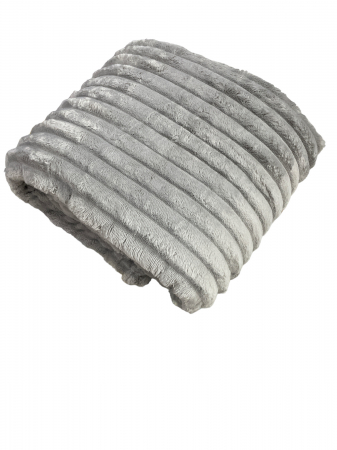 Patura Cocolino tip Blanita de Iepure , 200 x 230 cm Gri [2]
