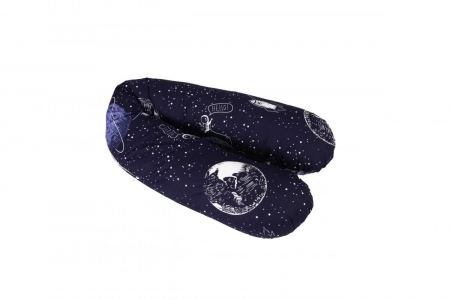 Mama si copilul - Perna 3 in 1 SomnArt de gravida si alaptare, model cosmos