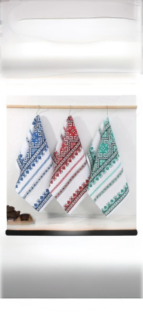 Prosoape pentru bucatarie - Set 12 Prosoape bucatarie , motiv Traditional