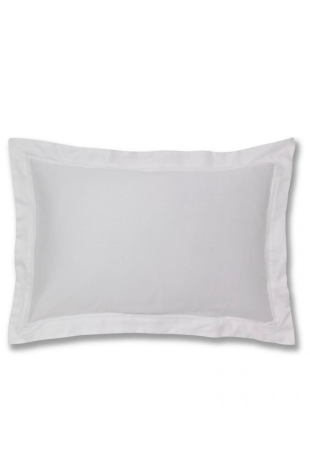 Pilote si perne - Set 2 fete de perna Bumbac Ranforce Alb 50x70cm cu margine 5cm