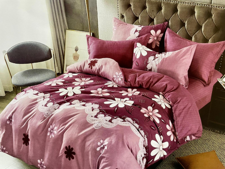 Lenjerii de pat - Lenjerie Finet 6 Piese Super Elegant Pucioasa
