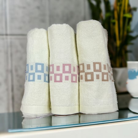 Set 6 prosoape Față 100% Bumbac [2]