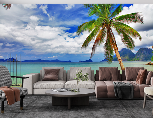 Fototapet 3D Living si Dormitor
