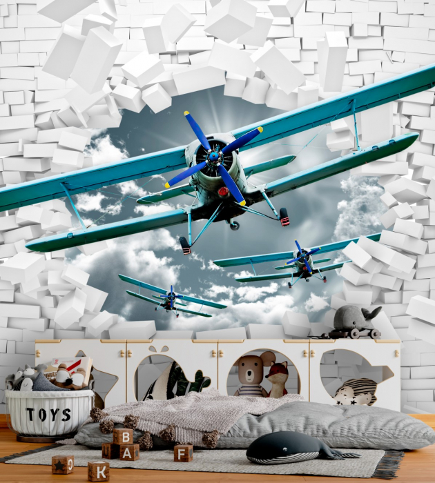 Fototapet fara imbinari Planes [2]