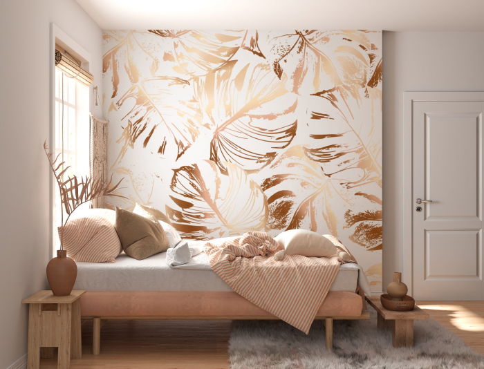 Fototapet fara imbinari Gold Palm [2]
