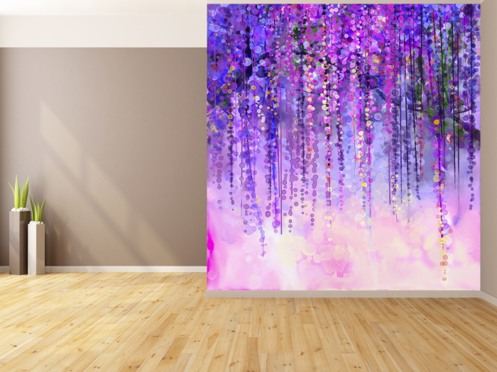 Fototapet fara imbinari Dream Magical Lilac Flowers [2]