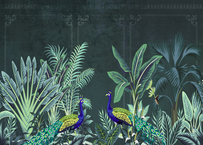 Fototapet fara imbinari Vintage Mural [3]