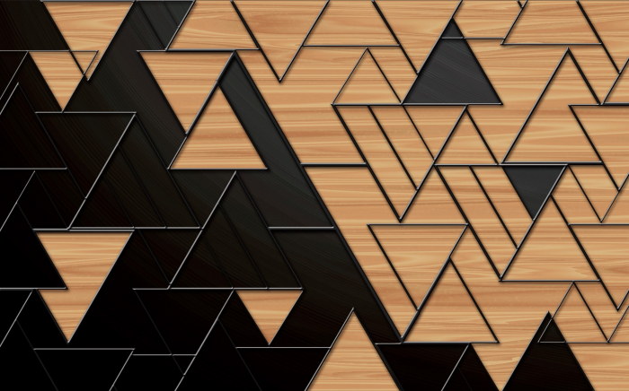 Fototapet fara imbinari Abstract World Triangles [3]