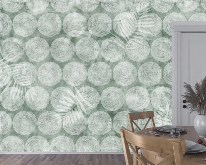 Fototapet fara imbinari Abstract Soft Green [2]