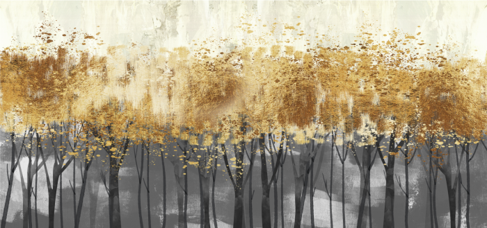 Tablou Pe Panza Golden Forest Living, Hol & Dormitor [2]