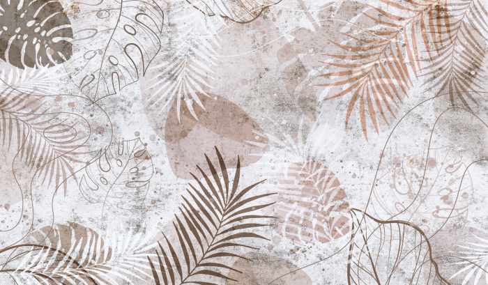 Fototapet fara imbinari Tropical Palm Leaves [2]