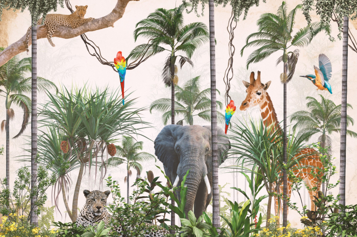 Fototapet fara imbinari African Tropical Jungle [3]
