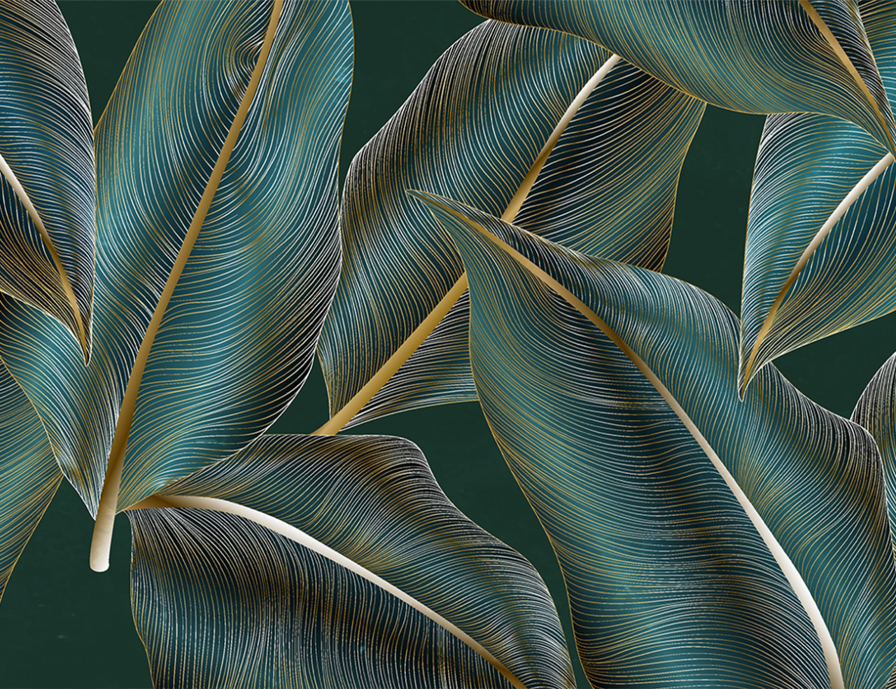 Folie Autocolanta Geam - Green Leaf [5]