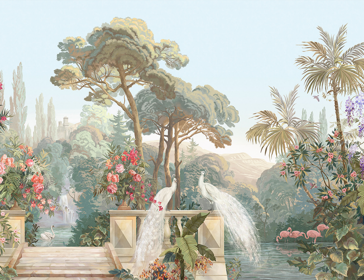 Folie Autocolanta Geam - Luxury Garden [2]