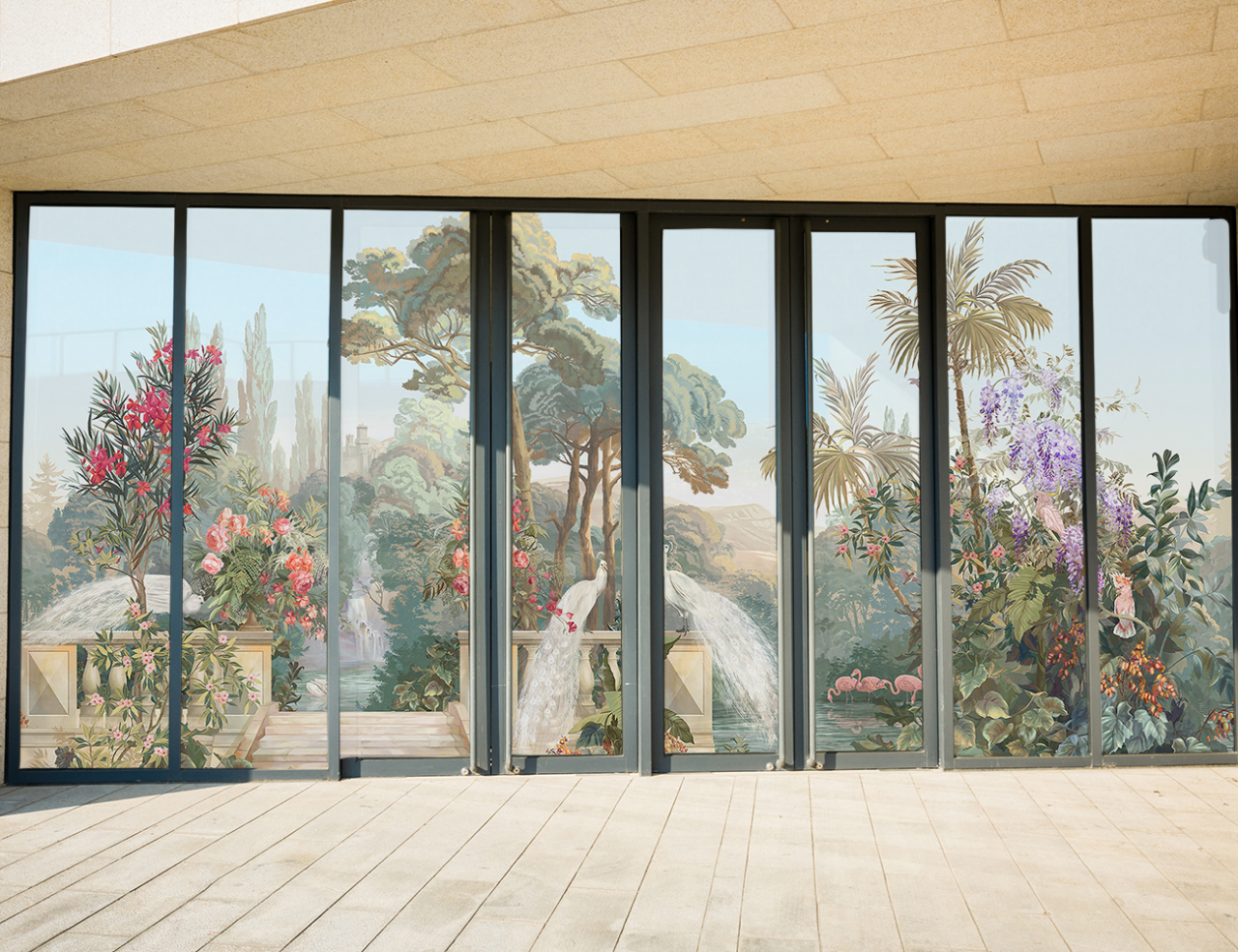 Folie Autocolanta Geam - Luxury Garden [3]