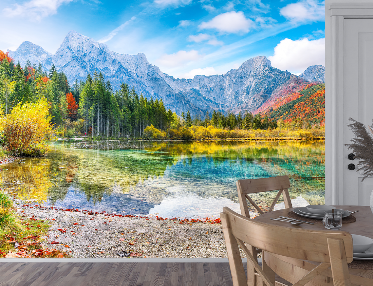 Fototapet 3D Fara Imbinari Peisaj Montan Living & Dormitor [3]