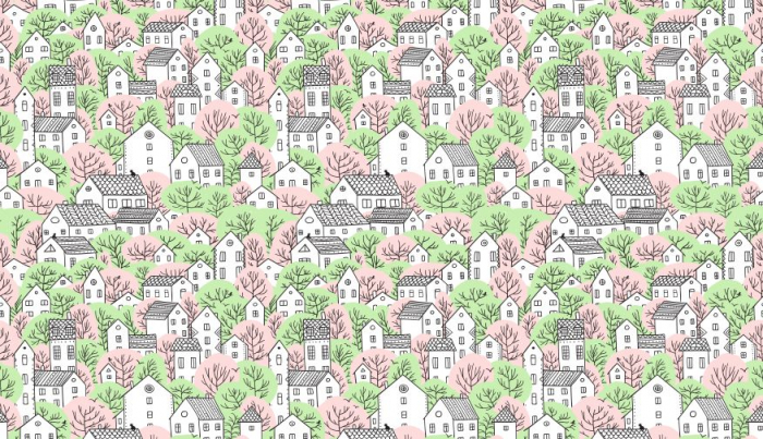 Fototapet Cozy Village [2]