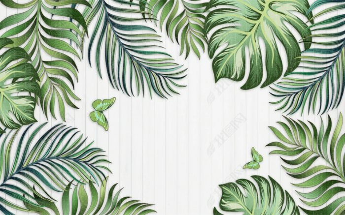 Fototapet fara imbinari Dream Splendorous Tropical Leaves [2]