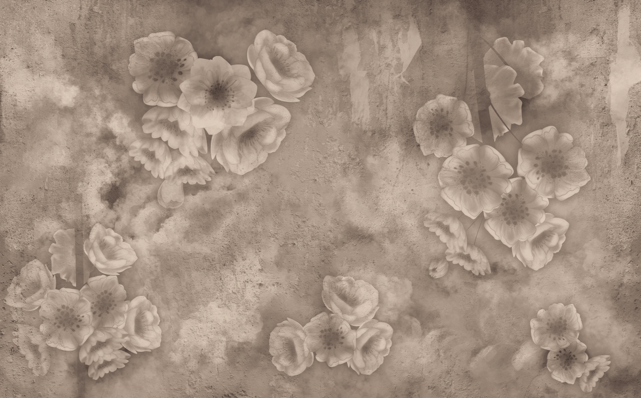 Fototapet Exclusive Art - Sepia Blossom [3]