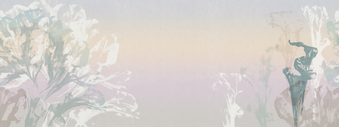 Fototapet fara imbinari Graphic Wildflowers Painted [2]