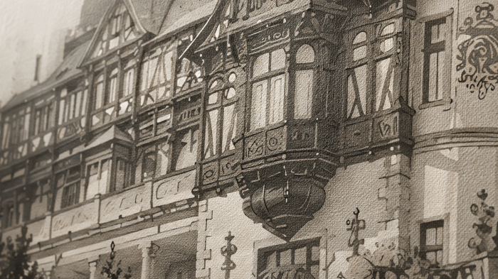 Fototapet Fara Imbinari - Castelul din Codru - Colecția Transilvania [6]