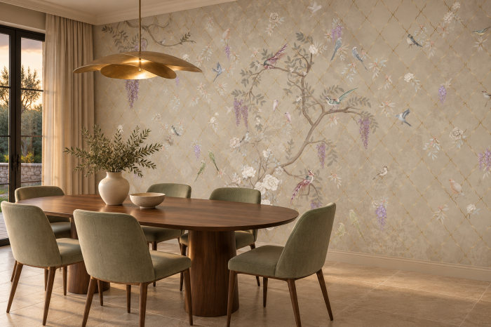 Grădina Imperială – Fototapet Fără Îmbinări Floral | Dreamwall.ro [4]