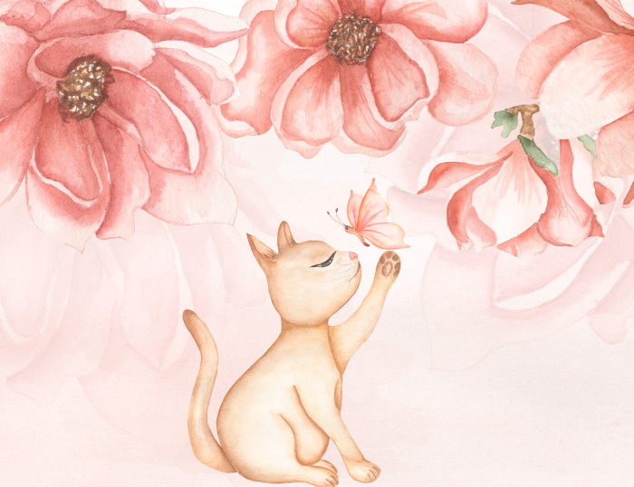 Fototapet Fara Imbinari -  Little Kitten [4]