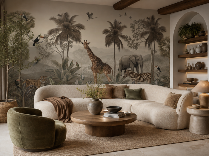 Fototapet Oda pentru Natură – Safari Exotic | Dreamwall.ro [4]