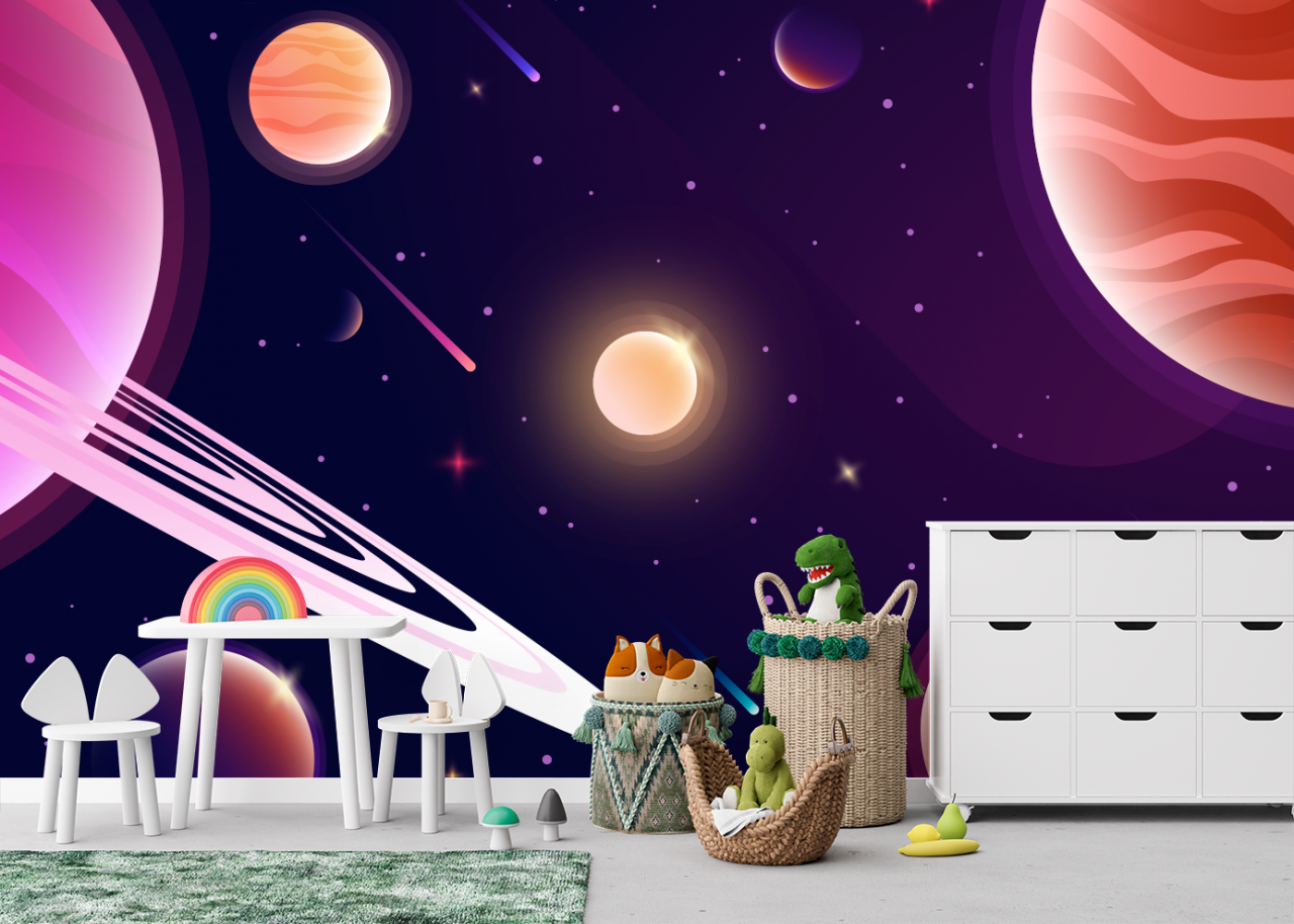 Fototapet fara Imbinari pentru copii Spatiul Cosmic [3]