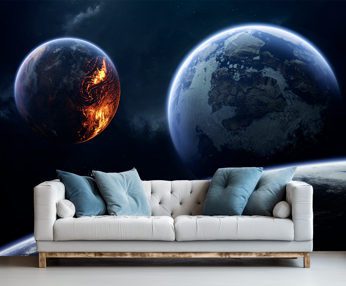 Fototapet fara imbinari planete [4]